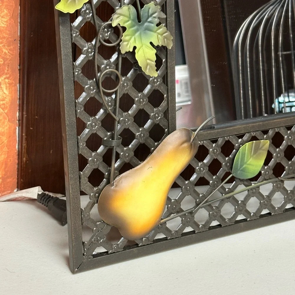 Sonoma Villa Decorative Fruit-Themed Wall Mirror